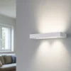 Applique Da Parete-Perenz Illuminazione Applique mensola bianca led biemissione 16w 3000k moderna bed perenz