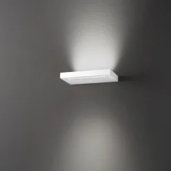 Applique Da Parete-Perenz Illuminazione Applique mensola bianca led biemissione 16w 3000k moderna bed perenz