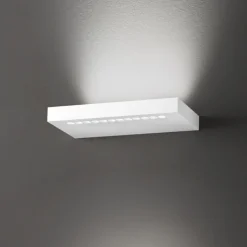 Applique Da Parete-Perenz Illuminazione Applique mensola bianca led biemissione 16w 3000k moderna bed perenz