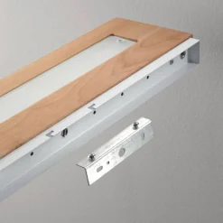 Applique Da Parete-Fabas Luce Applique mensola di legno quercia led 27w 3000k linus