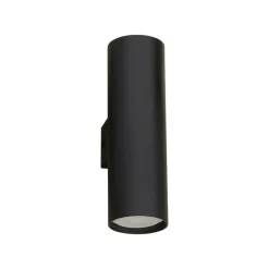 Applique Da Parete-Selezionato da Mazzolaluce Applique moderna cilindro nero da parete per interni