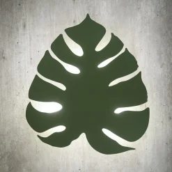 Applique Da Parete-Selezionato da Mazzolaluce Applique moderna design foglia monstera grande verde