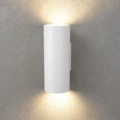 Applique Da Parete-Top Light Applique moderna doppia luce led gx53 bianco toplight shape