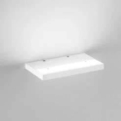 Applique Da Parete-IsyLuce Applique moderna plate bianco led 12w 3000k 4000k