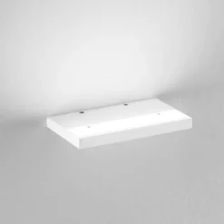 Applique Da Parete-IsyLuce Applique moderna plate bianco led 12w 3000k fp