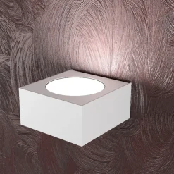 Applique Da Parete-Top Light Applique moderna led bianco da parete area toplight
