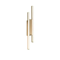 Applique Da Parete-Ondaluce Applique moderna led 3000k dimmerabile movida oro