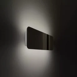 Applique Da Parete-Linea Light Applique moderna led 3000k nera gemini w1