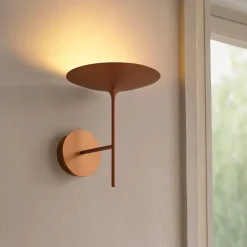 Applique Da Parete-Linea Light Applique moderna led 3000k rame poe