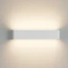 Applique Da Parete-Linea Light Applique moderna led 27w 3000k 58cm bianca satori