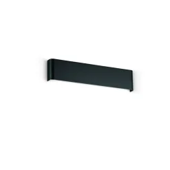 Applique Da Parete-Ondaluce Applique moderna nera sasha led 3000k per salotto