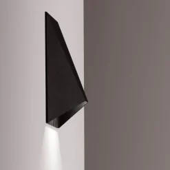 Applique Da Parete-Selezionato da Mazzolaluce Applique moderna nera squadrata led 3w 3000k