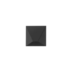 Applique Da Parete-Selezionato da Mazzolaluce Applique moderna nera squadrata led 3w 3000k