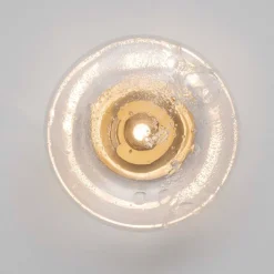 Applique Da Parete-Selezionato da Mazzolaluce Applique moderna oro vetro effetto goccia