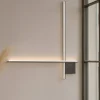 Applique Da Parete-Selezionato da Mazzolaluce Applique moderna per interni nero led 21w 2700k dimmerabile