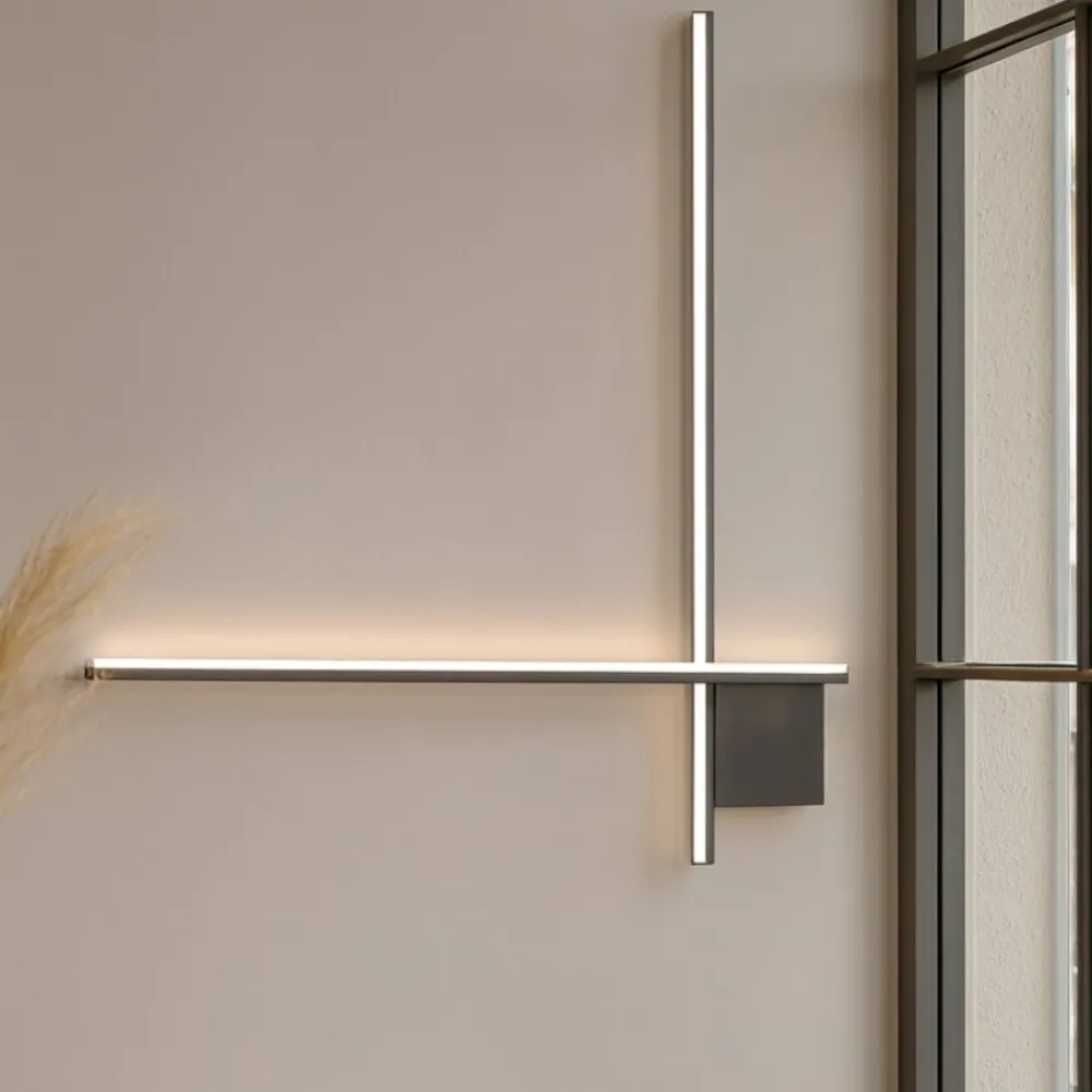 Applique Da Parete-Selezionato da Mazzolaluce Applique moderna per interni nero led 21w 2700k dimmerabile