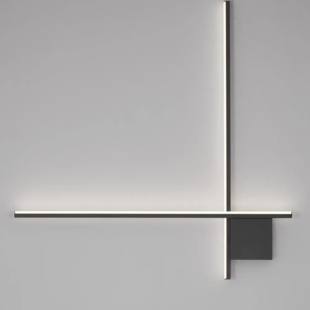 Applique Da Parete-Selezionato da Mazzolaluce Applique moderna per interni nero led 21w 2700k dimmerabile