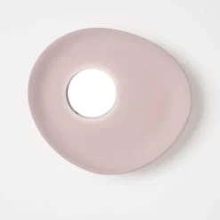 Applique Da Parete-Vivida International Applique moderna vivida reloaux ceramica rosa