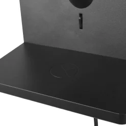 Applique Camera Da Letto-Selezionato da Mazzolaluce Applique multifunzione nero per camera da letto da comodino con base ricarica