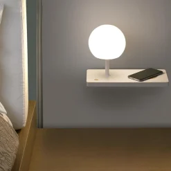 Applique Camera Da Letto-Selezionato da Mazzolaluce Applique multifunzione per comodino camera da letto lato destro caricatore wireless usb