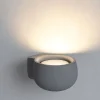 Applique Da Parete-Sforzin Illuminazione Applique mysia grigio sforzin in gesso design moderna