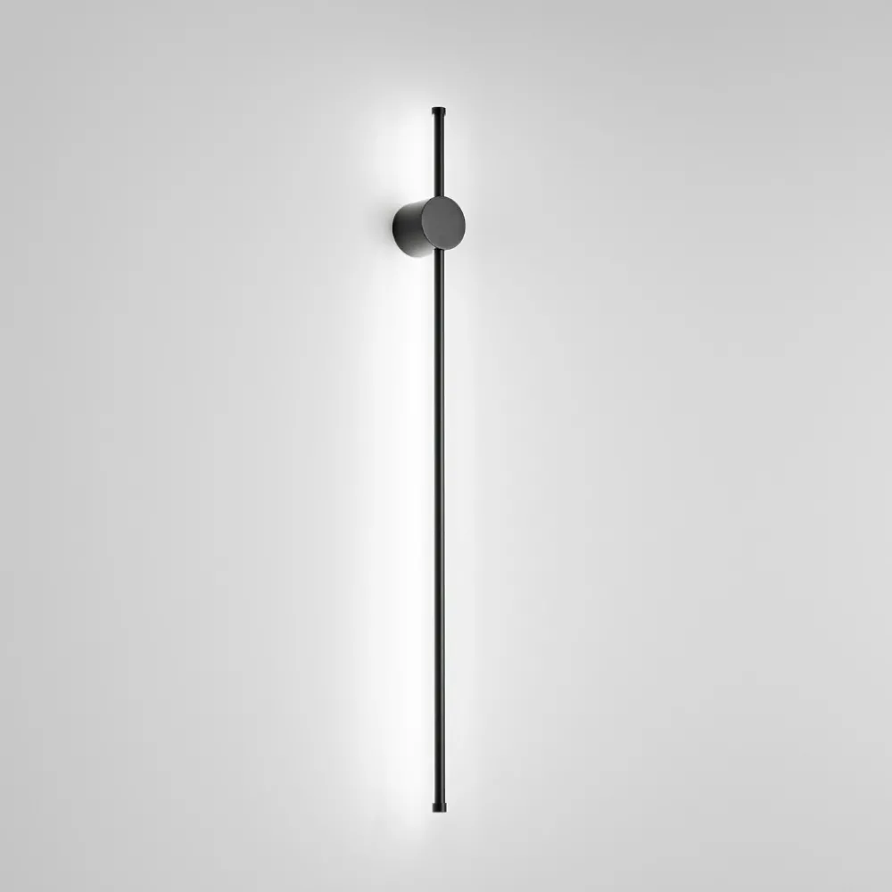 Applique Da Parete-Perenz Illuminazione Applique nera clock led 20w 3000k ip54 moderna