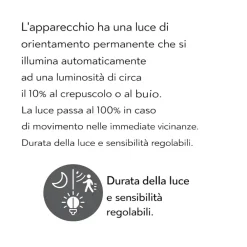 Applique Da Esterno-Selezionato da Mazzolaluce Applique nera da esterno led 2,5w sensore di movimento