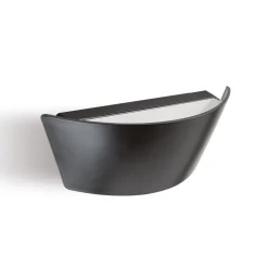 Applique Da Esterno-Selezionato da Mazzolaluce Applique nera da esterno moderna led biemissione 6w 4000k