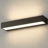 Applique Da Parete-Top Light Applique nera da parete bios led 24w