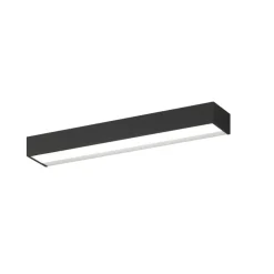 Applique Da Parete-Top Light Applique nera da parete bios led 24w