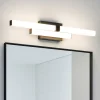 Applique Da Bagno-Selezionato da Mazzolaluce Applique nera per bagno led 14w 4000k geometrica