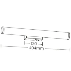 Applique Da Bagno-Selezionato da Mazzolaluce Applique nera per bagno led 4w 3000k ip44