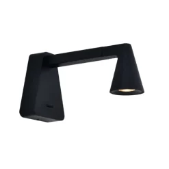 Applique Camera Da Letto-Selezionato da Mazzolaluce Applique nera per camera da letto moderna da comodino