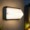 Applique Da Esterno-Selezionato da Mazzolaluce Applique nera per esterno moderna led 8,5w cct con sensore crepuscolare di movimento