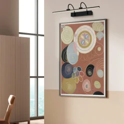 Applique Da Bagno-Selezionato da Mazzolaluce Applique nero 90cm per specchio da bagno led 18w 3000k