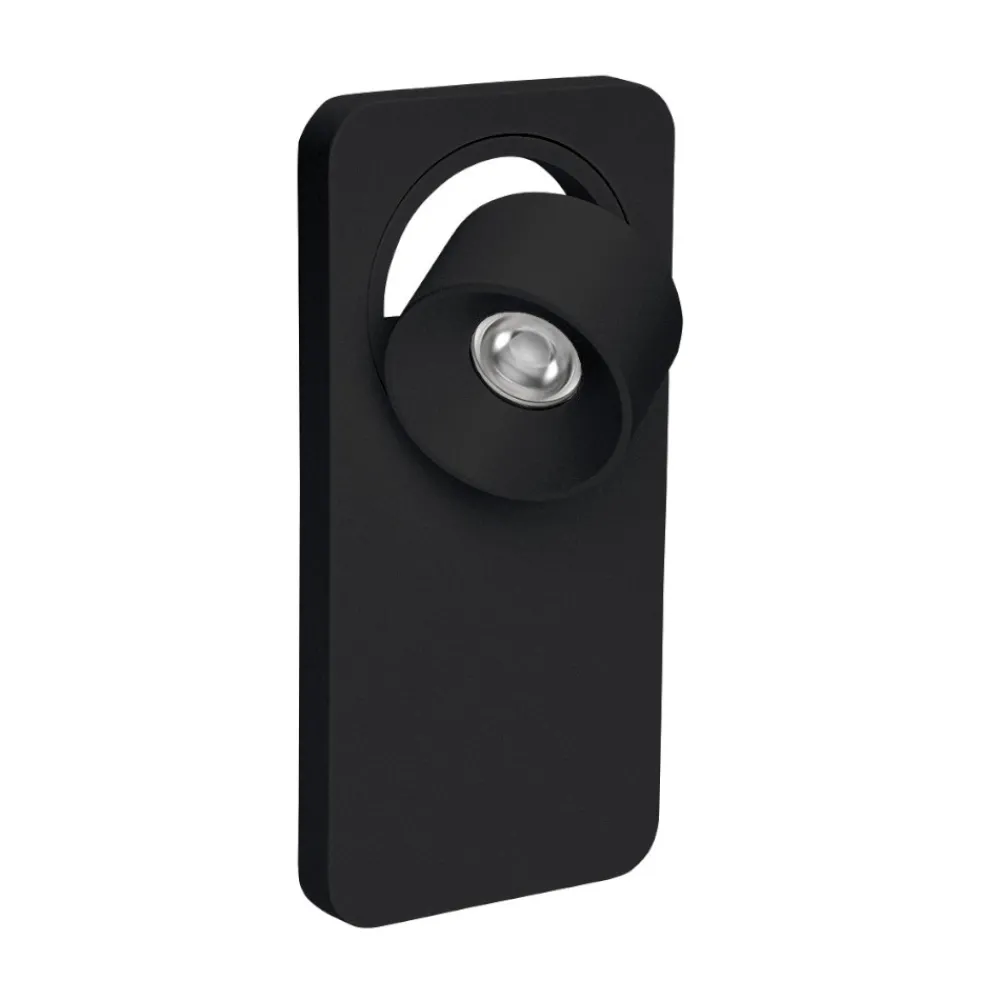 Applique Camera Da Letto-Linea Light Applique nero con interruttore per camera da letto beebo w