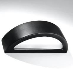 Applique Da Parete-Selezionato da Mazzolaluce Applique nero curvo di gesso moderna