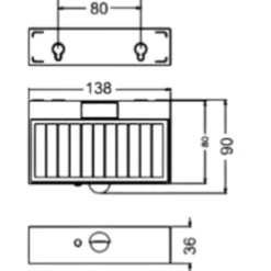 Applique Da Esterno-Selezionato da Mazzolaluce Applique nero da esterno solare sensore di movimento crepuscolare led 4000k