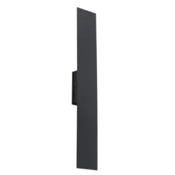 Applique Da Parete-Selezionato da Mazzolaluce Applique nero da parete design moderno 50 cm luce indiretta