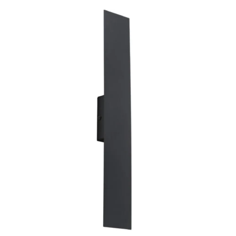 Applique Da Parete-Selezionato da Mazzolaluce Applique nero da parete design moderno 50 cm luce indiretta