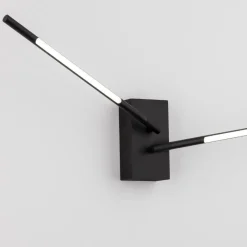 Applique Da Parete-Selezionato da Mazzolaluce Applique nero da parete moderna led 11w 3000k moderna