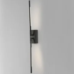 Applique Da Parete-Selezionato da Mazzolaluce Applique nero da parete moderna led 11w 3000k moderna