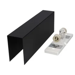 Applique Da Parete-Selezionato da Mazzolaluce Applique nero design modernaa38140n fascio luce stretto squadrato