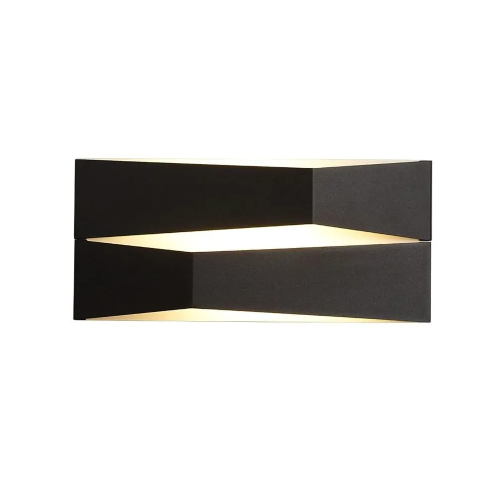 Applique Da Parete-Selezionato da Mazzolaluce Applique nero design moderno led 14w 3000k