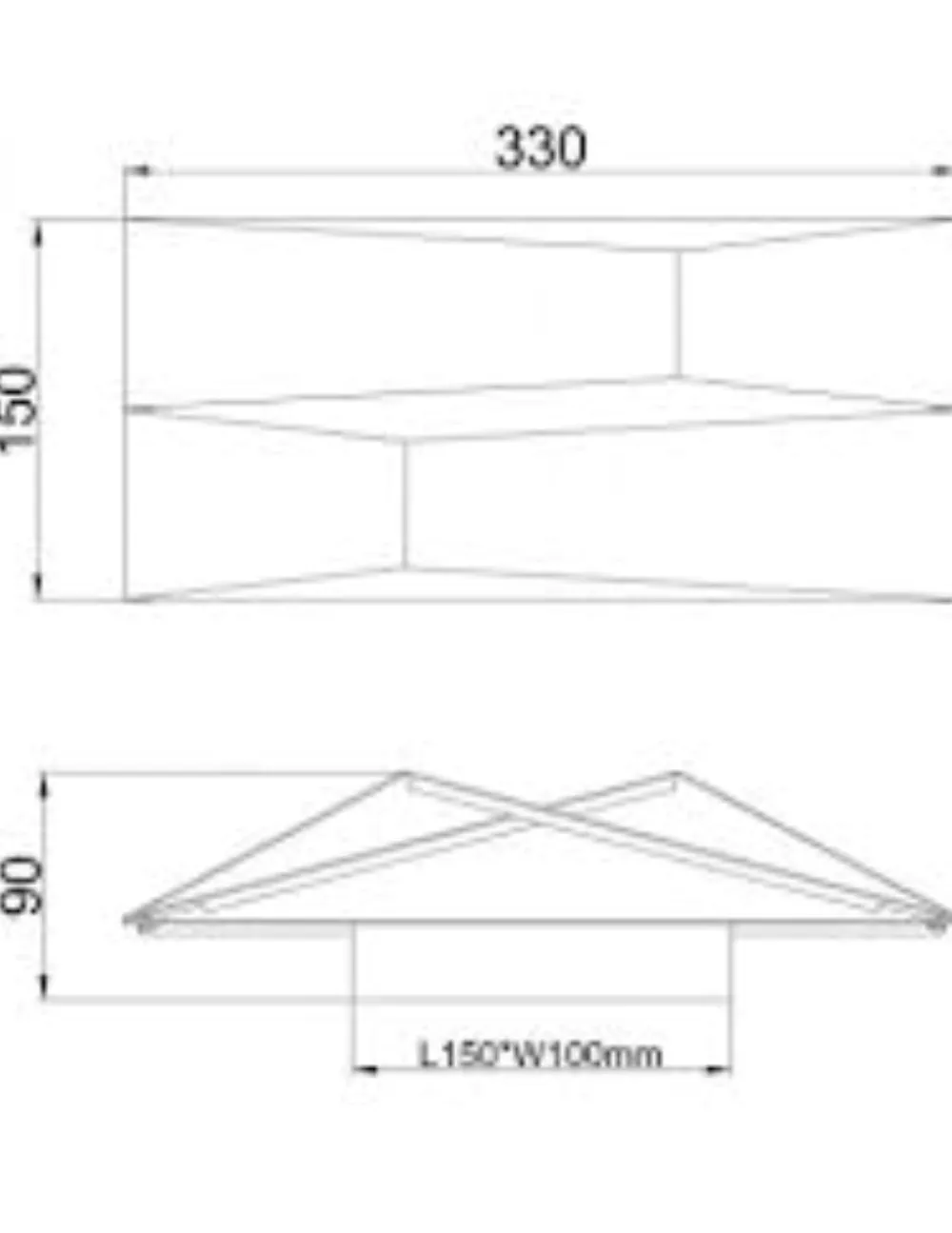 Applique Da Parete-Selezionato da Mazzolaluce Applique nero design moderno led 14w 3000k