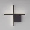 Applique Da Parete-Selezionato da Mazzolaluce Applique nero led 10w 3000k design moderna da parete