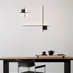Applique Da Parete-Selezionato da Mazzolaluce Applique nero led 10w 3000k design moderna da parete