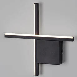 Applique Da Parete-Selezionato da Mazzolaluce Applique nero led 10w 3000k design moderna da parete
