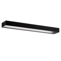 Applique Da Parete-IsyLuce Applique nero led 24w 4000k moderna