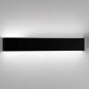 Applique Da Parete-IsyLuce Applique nero led 24w 4000k rettangolare